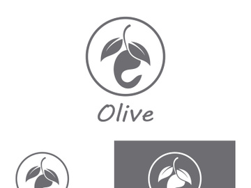 Olive fruit logo design. preview picture