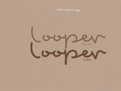Looper font
