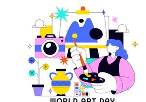 10 World Art Day Illustration