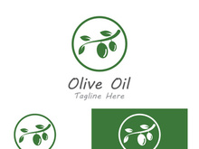 Olive fruit logo design.