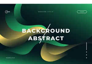 Dark Green Abstract Background