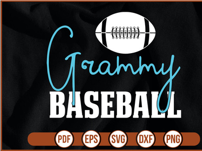 baseball grammy t shirt Design