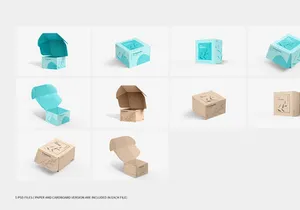 Mailing Box Packaging Mockups
