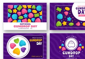 12 National Gumdrop Day Illustration