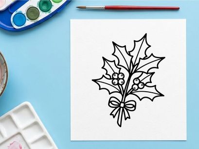 Holiday celebration with festive decorations