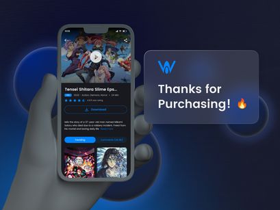 Wibuplex - Anime Stream Platform UI Kit