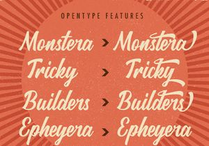 Rategin - Vintage Script Font