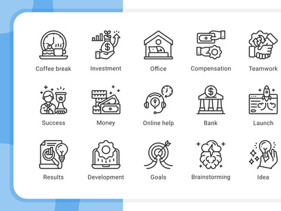 Business and Finance Icon Pack Vol.02