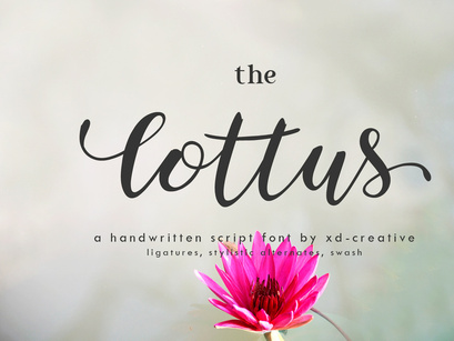 The Lottus | Free Font