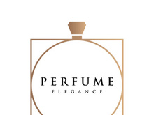 Isolated luxury perfume perfume cosmetic creative logo can be used for business, company, cosmetic and perfume shop.