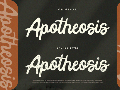 Apotheosis - Rough Script