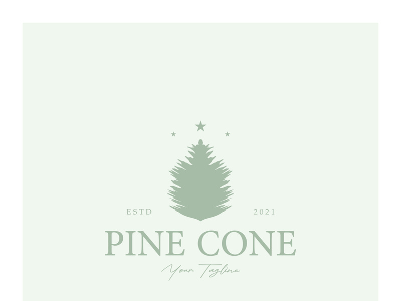 simple pine or fir tree logo,evergreen.for pine forest,adventurers,camping,nature,badges and business.vector