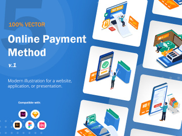 Set of online payment method v1 preview picture