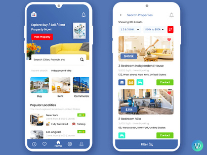 Real Estate Mobile App UI Kit