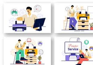 9 Professional Printing Services Illustration