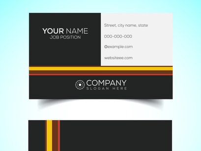 10 Creative and modern corporate business card template