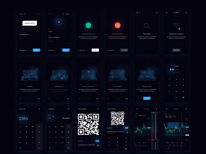 Crypto Mobile UI Kit