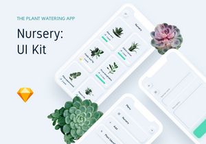 Nursery plant watering App UI Kit