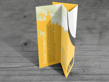 11×17 Double parallel Fold Brochure Mockups preview picture