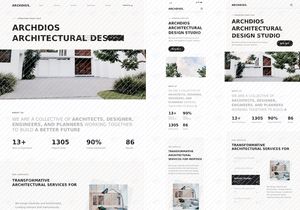 Archdios - Architecture Landing Page
