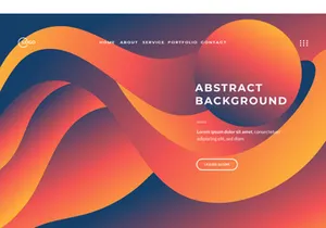 Minimalist Abstract Gradient Colorful Wave Background