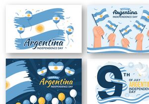 15 Happy Argentina Independence Day Illustration
