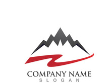 Mountain icon Logo Template Vector illustration design