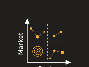 quadrant concept  diagram  logo illustration preview picture