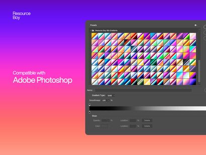 Free 80s Photoshop Gradients