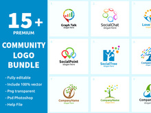 15+ Community Logo Bundle