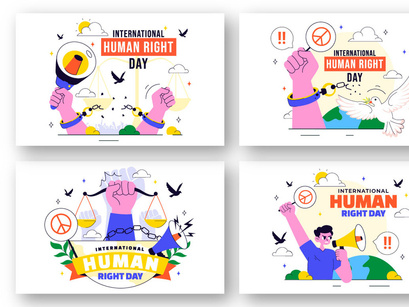 10 International Human Rights Day Illustration