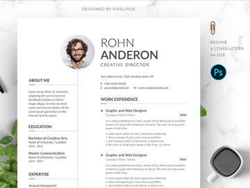 Clean Resume Template preview picture