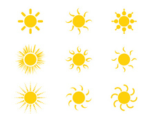 Sun Vector illustration Icon
