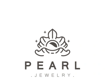 Pearl Shell or jewelry logo elegant and luxury beauty and fashion preview picture