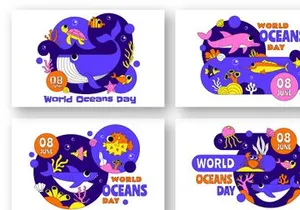 10 World Ocean Day Illustration