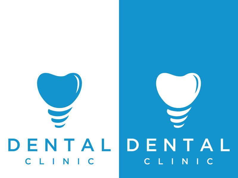 Dental abstract logo. Dental Health, dental care and dental clinic. Logo for health, dentist and clinic.