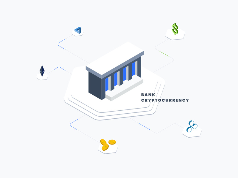 Bank Coin Isometric Graphic