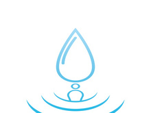 Water drop logo template vector illustration design