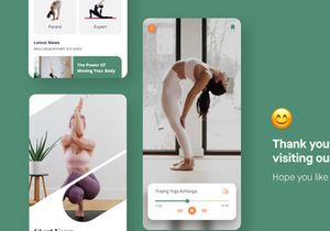 Yoga Kuy - Simple Workout Mobile App UI Kit