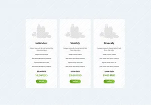 14+ Colorful Pricing Plan UI Elements