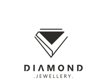 Diamond jewelry Logo, jewelry shop business identity, emblem, creative design preview picture
