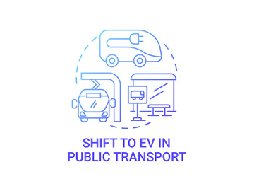Public transport future concept icon. preview picture