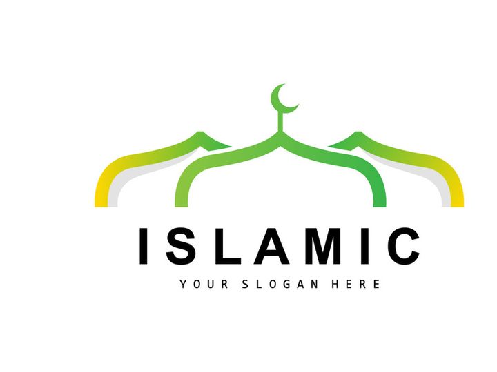 Mosque Logo, Vector Desain Template