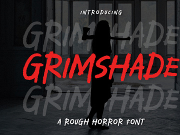 Grimshade - Rough Font preview picture
