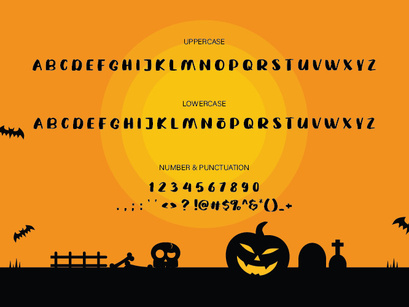 Witchy Winky - A Halloween Display Font