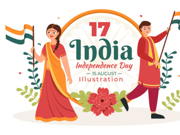 17 Happy Indian Independence Day Illustration preview picture