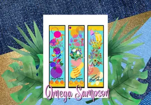 Flower Queens Set of  3 Digital Printable Downloadable Bookmarks Book Lovers Gift Avid Readers Gift Book Club Gift Gift Tags Candle Labels