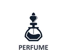 Luxury Perfume logo image cosmetic fragrance shop and business vector design
