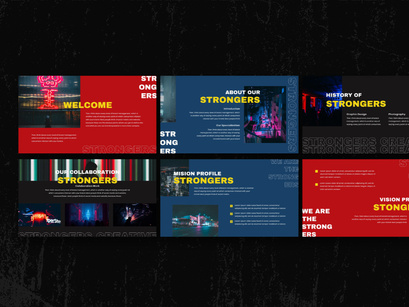 Strongers Creative Powerpoint Template