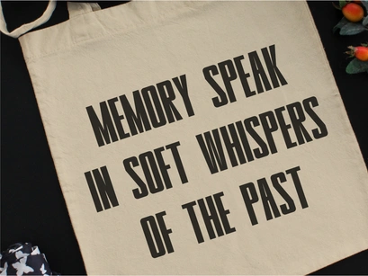 Whispers - Condensed Sans Serif